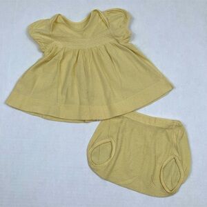 [2/$25] 40s/50s Carter's 1y Panti-dress Twosome 2pc Dress and Bummies Outfit